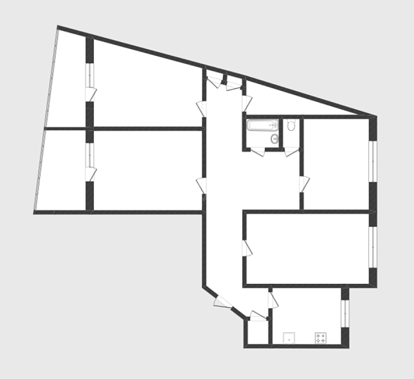 4-к квартира, 83 кв.м., Заречный проезд, 31