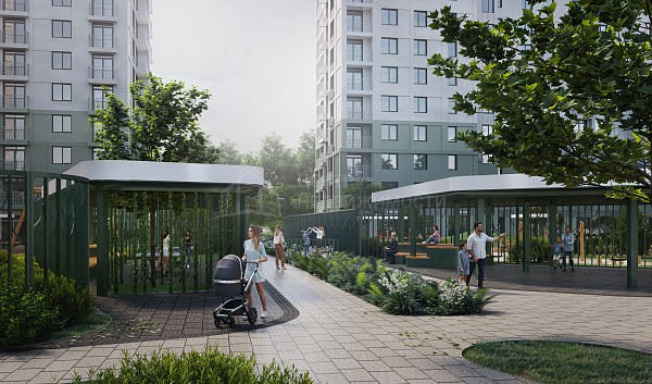 3-к квартира в новостройке, 83 кв.м.
