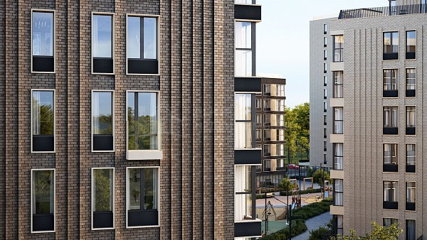 2-к квартира в новостройке, 57 кв.м.
