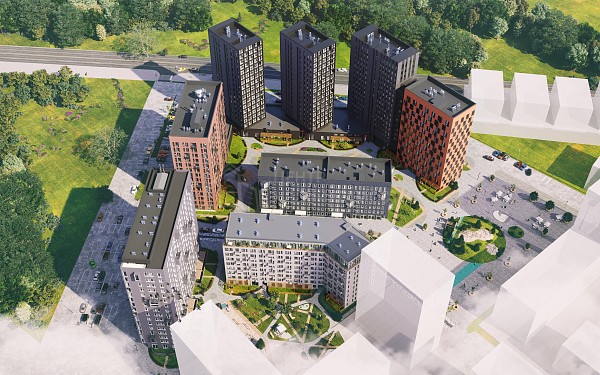 2-к квартира в новостройке, 57 кв.м.