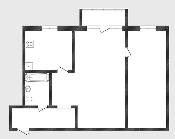 2-к квартира, 46 кв.м., проезд Геологоразведчиков, 50