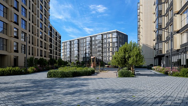 2-к квартира в новостройке, 57 кв.м.