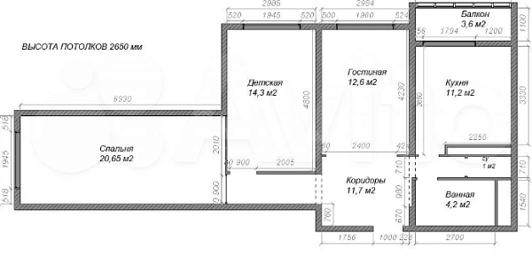 3-к квартира, 76 кв.м., улица Николая Зелинского, 19