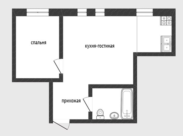 1-к квартира, 42 кв.м., микрорайон Мелиораторов, улица Мелиораторов, 6А