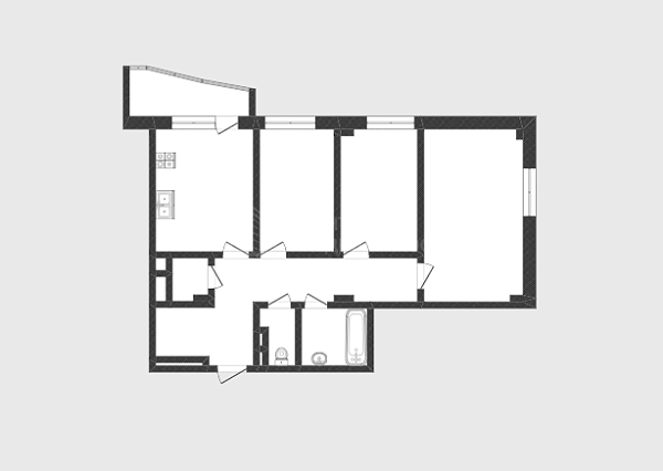 3-к квартира, 77 кв.м., Заречный проезд, 39А