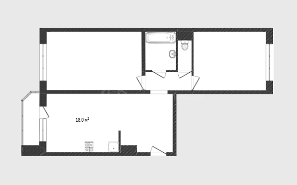 3-к квартира, 67 кв.м., улица Валентины Трофимовой, 13