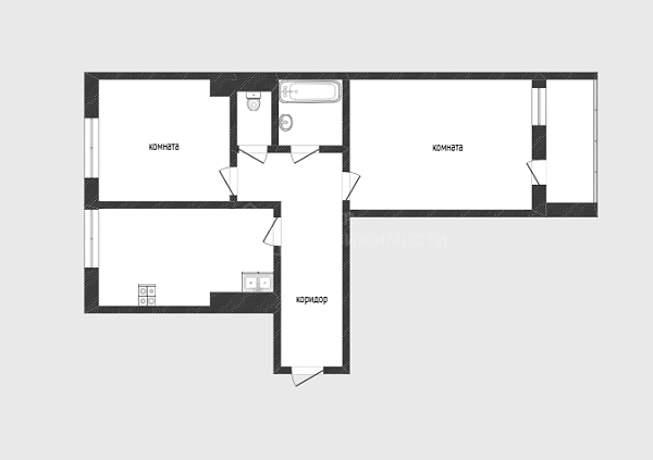 2-к квартира, 49 кв.м., Обдорская улица, 7