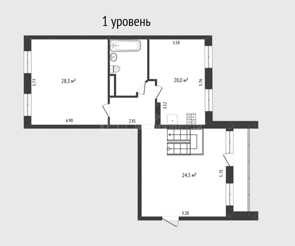 3-к квартира, 171 кв.м., улица Муравленко, 5