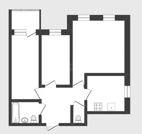 3-к квартира, 88 кв.м., улица Газовиков, 43