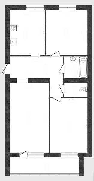 3-к квартира, 81 кв.м., Солнечный проезд, 7