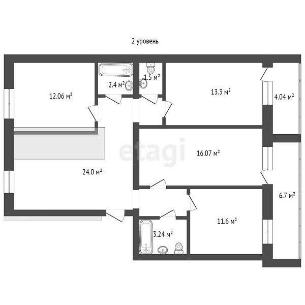 5-к квартира, 145 кв.м.