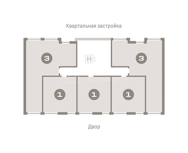 3-к квартира в новостройке, 84 кв.м.