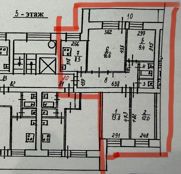 4-к квартира, 75 кв.м., улица Мира, 27