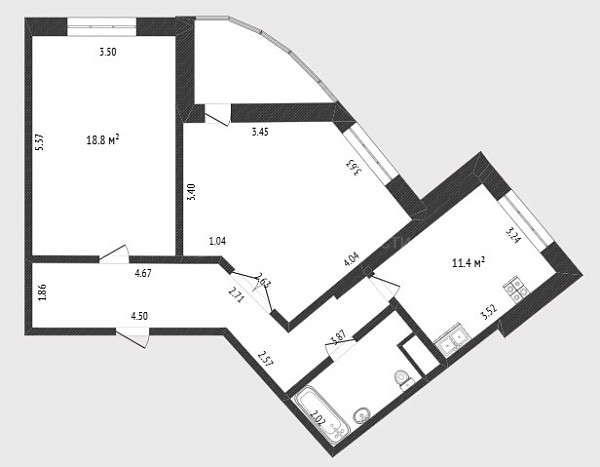 2-к квартира, 73 кв.м., Ямская улица, 86