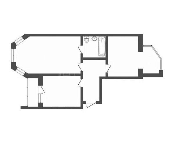 2-к квартира, 82 кв.м., улица Циолковского, 7к1