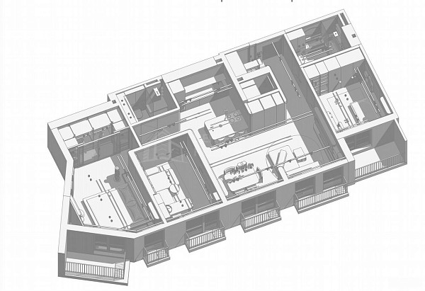3-к квартира, 85 кв.м.