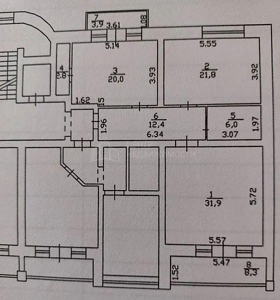 2-к квартира, 94 кв.м., улица Малыгина, 49