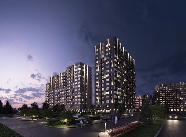 2-к квартира в новостройке, 66 кв.м.