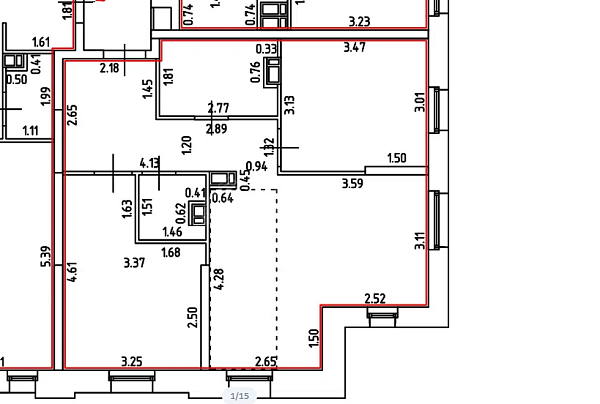 2-к квартира, 58 кв.м., Харьковская улица, 76