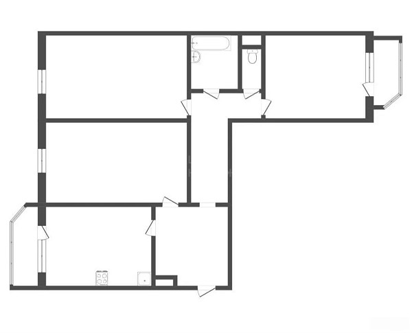 3-к квартира, 90 кв.м., улица Николая Семёнова, 27