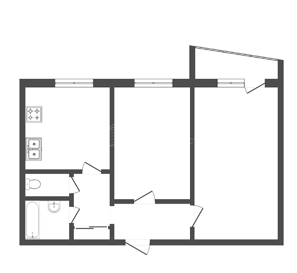 2-к квартира, 53 кв.м., Заречный проезд, 4