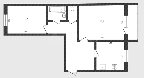 2-к квартира, 49 кв.м., Шаимский проезд, 4