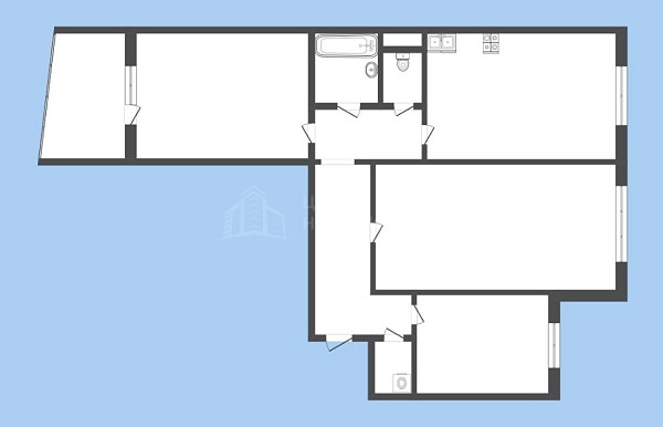 3-к квартира, 67 кв.м., улица Радищева, 27