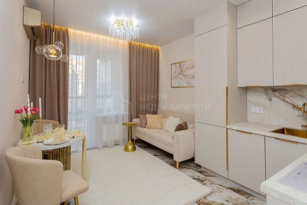 1-к квартира, 38 кв.м.