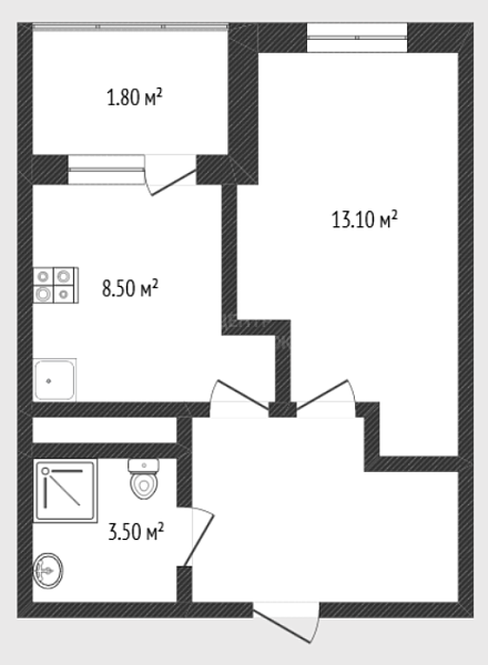 1-к квартира, 32 кв.м., Дамбовская улица, 29к1