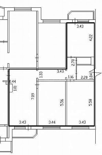 3-к квартира, 90 кв.м., улица Созидателей, 1