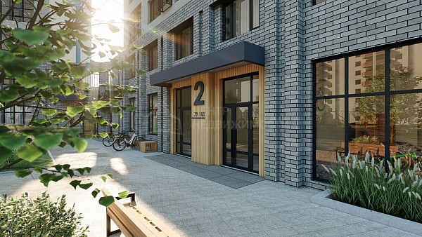 2-к квартира в новостройке, 58 кв.м.