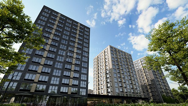 1-к квартира в новостройке, 39 кв.м.