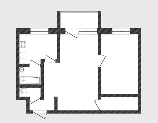 2-к квартира, 41 кв.м., Тульская улица, 4