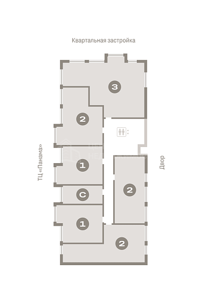 3-к квартира в новостройке, 99 кв.м.