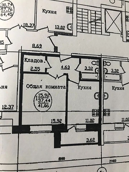 1-к квартира, 37 кв.м., Газопромысловая улица, 9