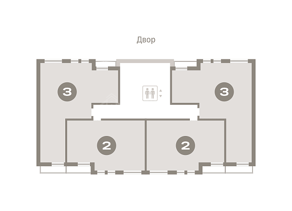 3-к квартира в новостройке, 78 кв.м.