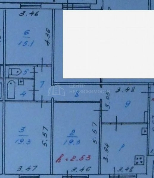 3-к квартира, 92 кв.м., 6-й микрорайон, улица Валерии Гнаровской, 6к2