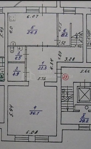 4-к квартира, 199 кв.м.
