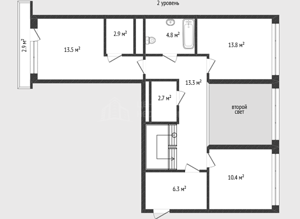 3-к квартира, 139 кв.м., улица Газовиков, 38