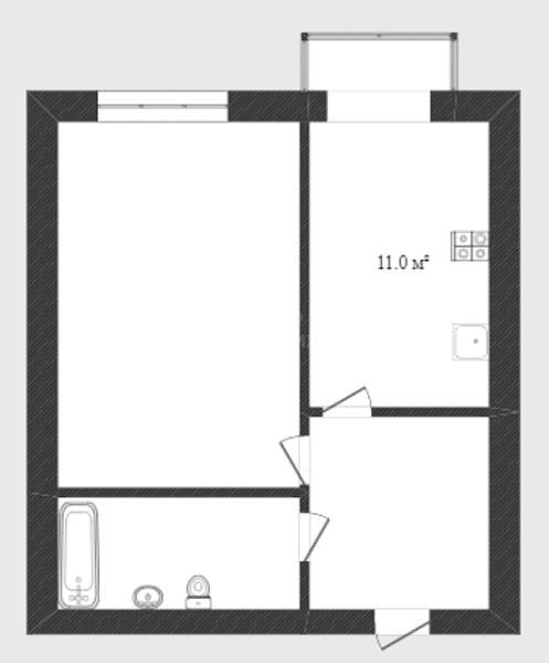 1-к квартира, 41 кв.м., улица Московский Тракт, 87к2