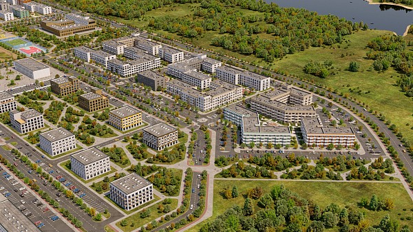 1-к квартира в новостройке, 36 кв.м.