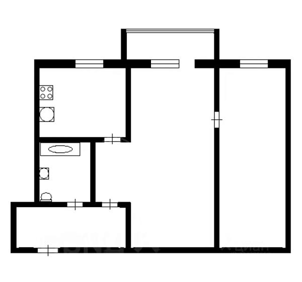 2-к квартира, 43 кв.м., Тульская улица, 3