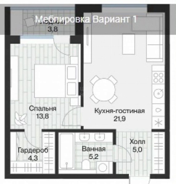 1-к квартира, 50 кв.м., улица Игоря Комиссарова, 5