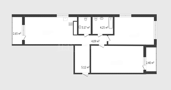 2-к квартира, 62 кв.м., Селекционная улица, 6