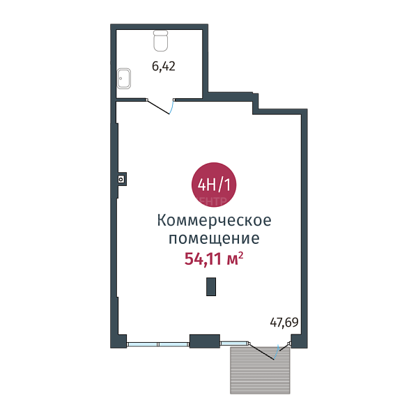 Квартира в новостройке, 54 кв.м., Тимофея Кармацкого, 17