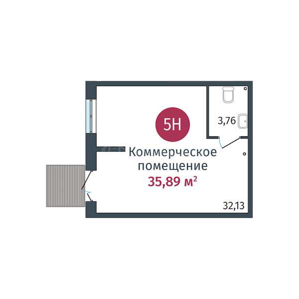 Квартира в новостройке, 35 кв.м., ул. Сергея Джанбровского,  д. 27, к. 1