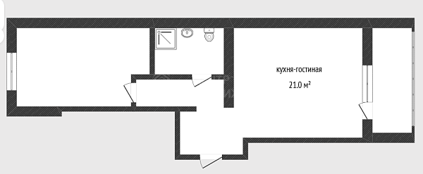1-к квартира, 48 кв.м., улица Пожарных и Спасателей, 5