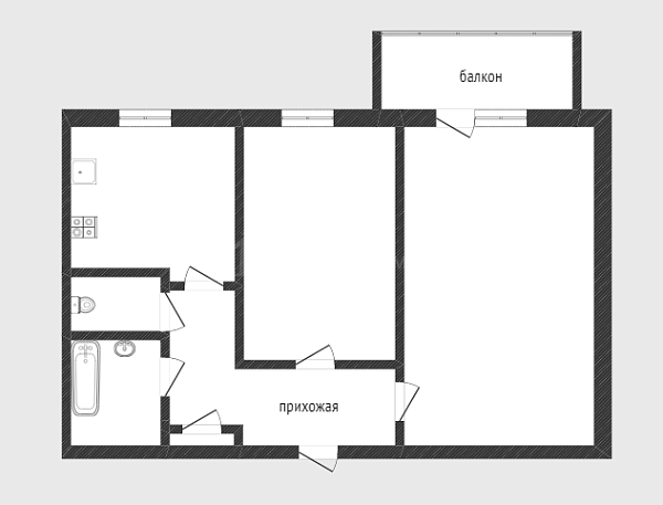 2-к квартира, 49 кв.м., Ставропольская улица, 9