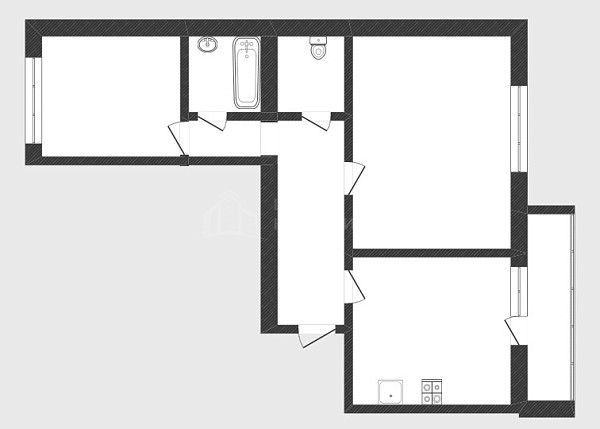 2-к квартира, 67 кв.м., улица Шишкова, 20