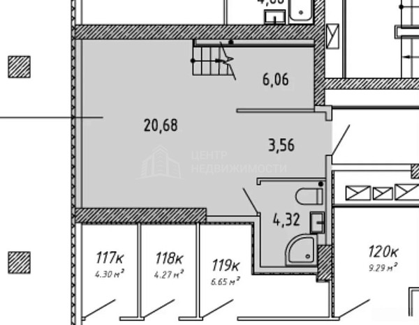 2-к квартира, 85 кв.м.